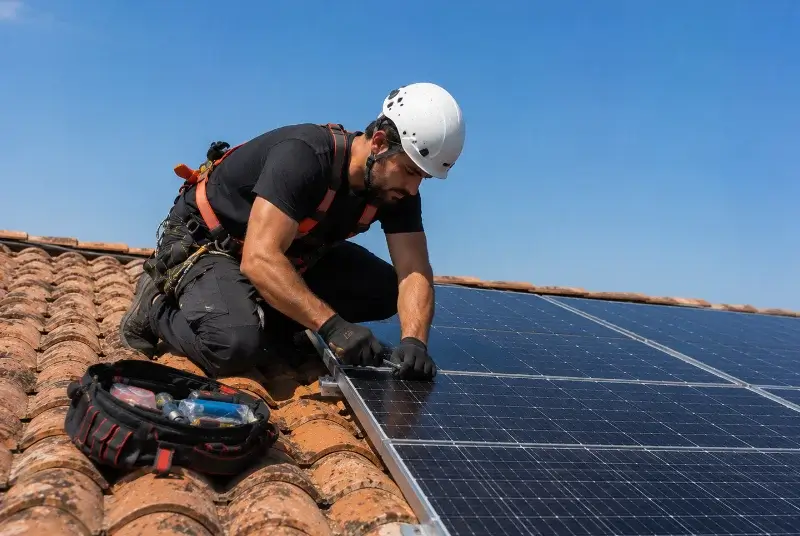 Maintenance et monitoring de panneaux solaires à Paizay-le-Chapt