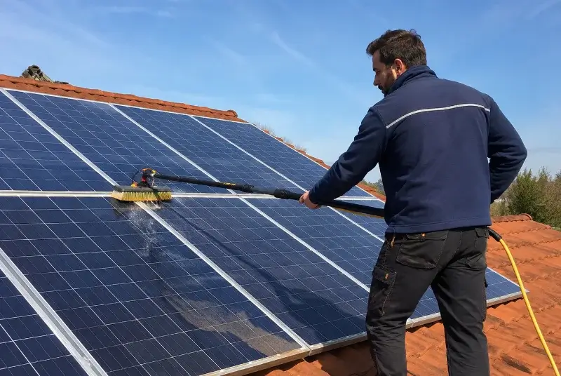 Nettoyage et entretien de panneaux solaires à Paizay-le-Chapt